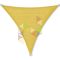 3,3 x 3,3 x 3,3 m - es napvitorla [PRE 950 HDPE - Sunshine yellow (950 040)]