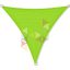 3,3 x 3,3 x 3,3 m - es napvitorla [PRE 950 HDPE - Lime (950 130)]
