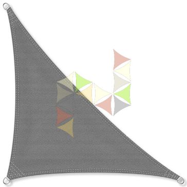   3,6 x 3,6 x 5,1 m - es napvitorla [Standard PLUS HDPE - Grafitszürke]