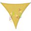 3,6 x 3,6 x 3,6 m - es napvitorla [PRE 950 HDPE - Sunshine yellow (950 040)]