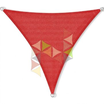   3,6 x 3,6 x 3,6 m - es napvitorla [PRE 950 HDPE - Red (950 060)]