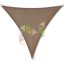 3,8 x 3,8 x 3,8 m - es napvitorla [PRE 950 HDPE - Mocca (950 100)]