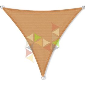 3 x 3 x 3 m - es napvitorla [Standard HDPE BASIC - Homok]