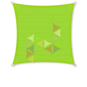 3 x 3 m - es napvitorla [Standard PLUS HDPE - Világoszöld]