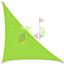 4 x 4 x 5,6 m - es napvitorla [PRE 950 HDPE - Lime (950 130)]
