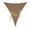 4,5 x 4 x 4 m - es napvitorla [PRE 950 HDPE - Mocca (950 100)]