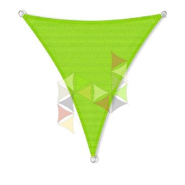   4,5 x 4 x 4 m - es napvitorla [PRE 950 HDPE - Lime (950 130)]