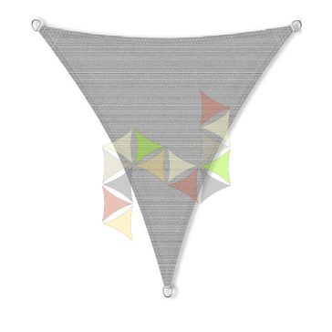 4 x 5 x 5 m - es napvitorla [PRE 950 HDPE - Stone (950 110)]