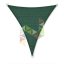 4 x 5 x 5 m - es napvitorla [PRE 950 HDPE - Dark green (950 180)]