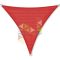 5 x 5 x 5 m - es napvitorla [PRE 950 HDPE - Red (950 060)]