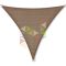5 x 5 x 5 m - es napvitorla [PRE 950 HDPE - Mocca (950 100)]
