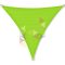 5 x 5 x 5 m - es napvitorla [PRE 950 HDPE - Lime (950 130)]