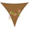 5 x 5 x 5 m - es napvitorla [PRE 950 HDPE - Karamell (950 190)]