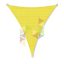 6 x 5 x 5 m - es napvitorla [PRE 950 HDPE - Sunshine yellow (950 040)]