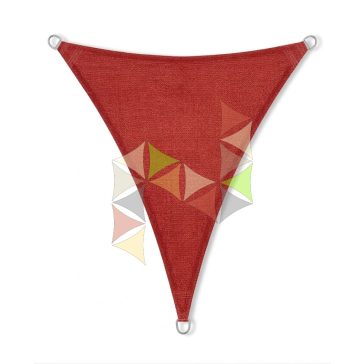 6 x 5 x 5 m - es napvitorla [PRE 950 HDPE - Red (950 060)]