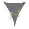 6 x 5 x 5 m - es napvitorla [PRE 950 HDPE - Antracit (950 120)]