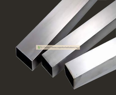 Rozsdamentes zártszelvény hüvely (70 x 70 x 2 mm)