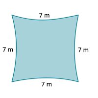 7 x 7 m