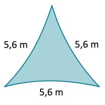 5,6 x 5,6 x 5,6 m