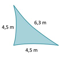 4,5 x 4,5 x 6,3 m