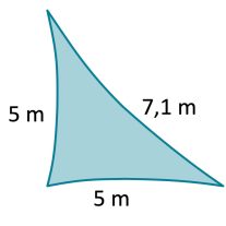 5 x 5 x 7,1 m