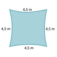4,5 x 4,5 m
