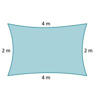 2 x 4 m