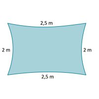 2 x 2,5 m